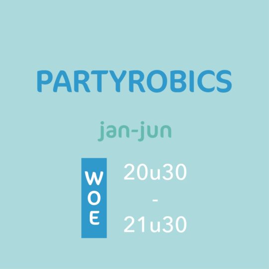 EERN lidkaart Partyrobics - JANUARI-JUNI 2025