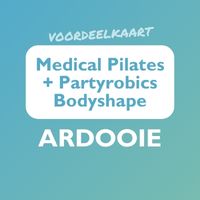 Voordeelkaart Medical Pilates (18u30 - 19u30) + Partyrobics Bodyshape (19u30 - 20u30) volledig schooljaar 2026 - 2027 Ardooie