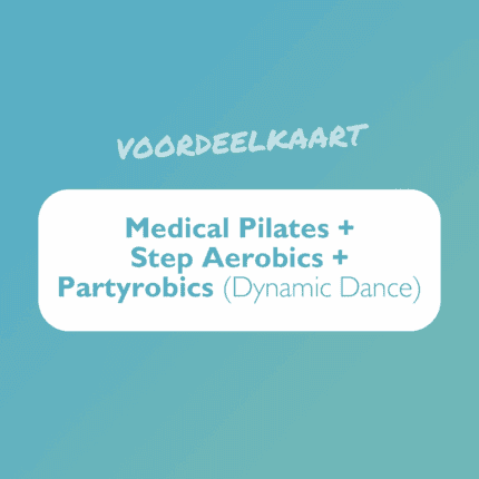 Medical pilates en step aerobics en Partyrobics dynamic dance