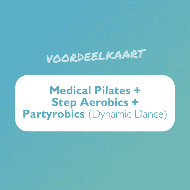 Medical pilates en step aerobics en Partyrobics dynamic dance